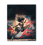 Train Hard Stay Focused Wrapped Canvas - Beyond T-shirts